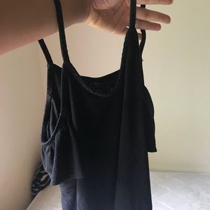 Off the shoulder crop